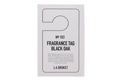 All natural, organic and vegan room scent on hanging tag with the woody scent of Black Oak from the best of Sweden's coastal home fragrance brand, L:A Bruket