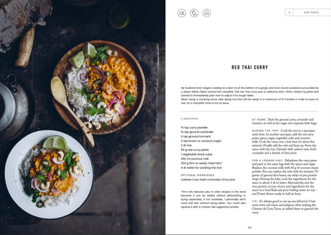 Hardcover book celebrating the lifestyle of eating and living out in nature, from camping , hiking to family picnics with beautiful photography of Finnish life in Food in the Woods by Cozy Publishing.