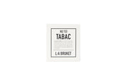 All natural, organic and vegan candle in amber glass with the green woody scent Tabac, from the best of Sweden's coastal home fragrance brand, L:A Bruket