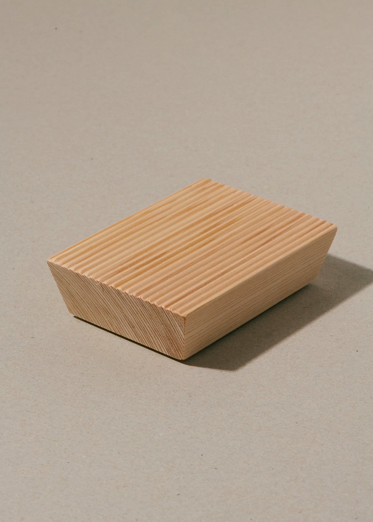 Hinoki wood soap rest