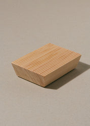 Hinoki wood soap rest
