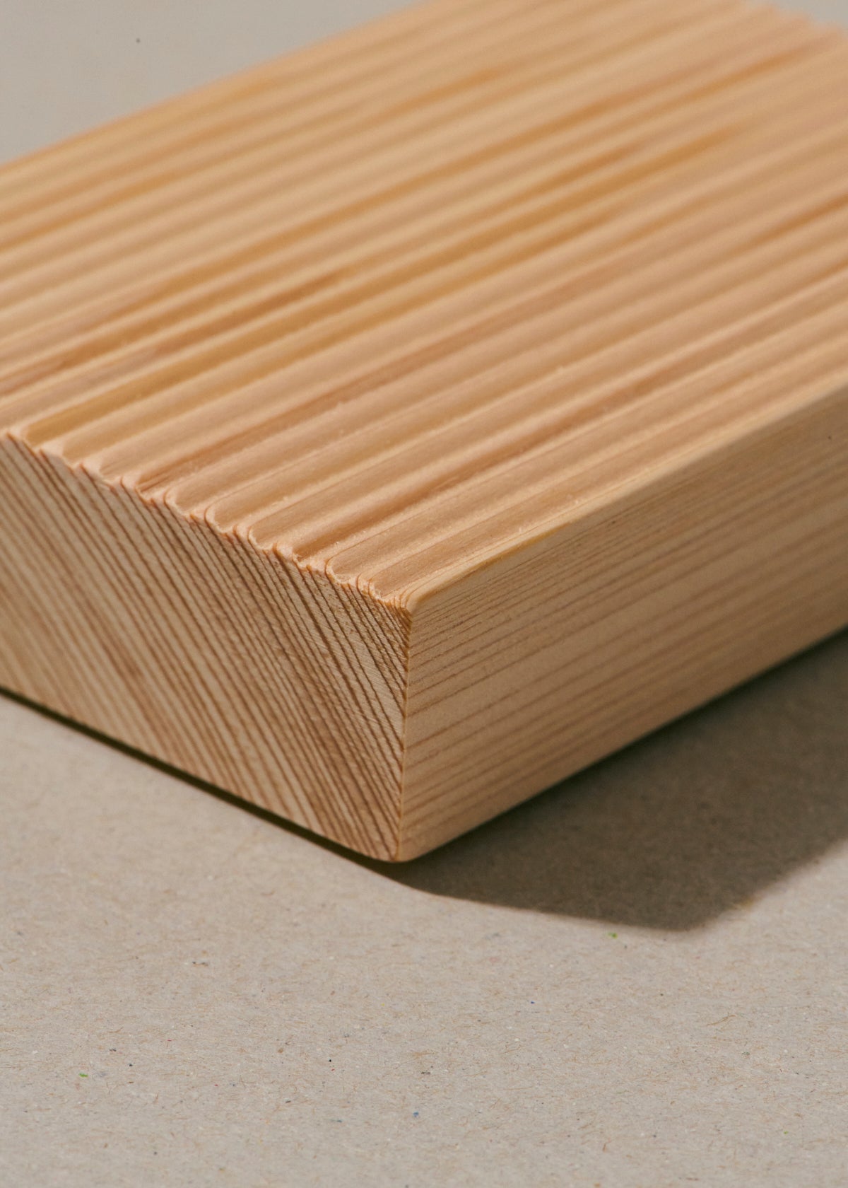 Hinoki wood soap rest