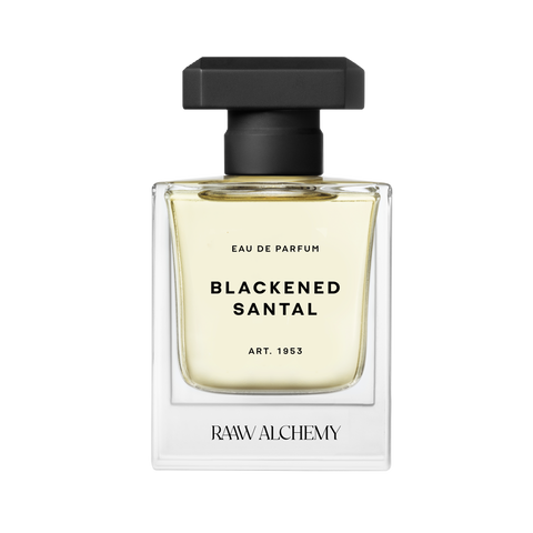 Best selling Blackened Santal is a unisex natural and vegan woody eau de parfum from Raaw Alchemy