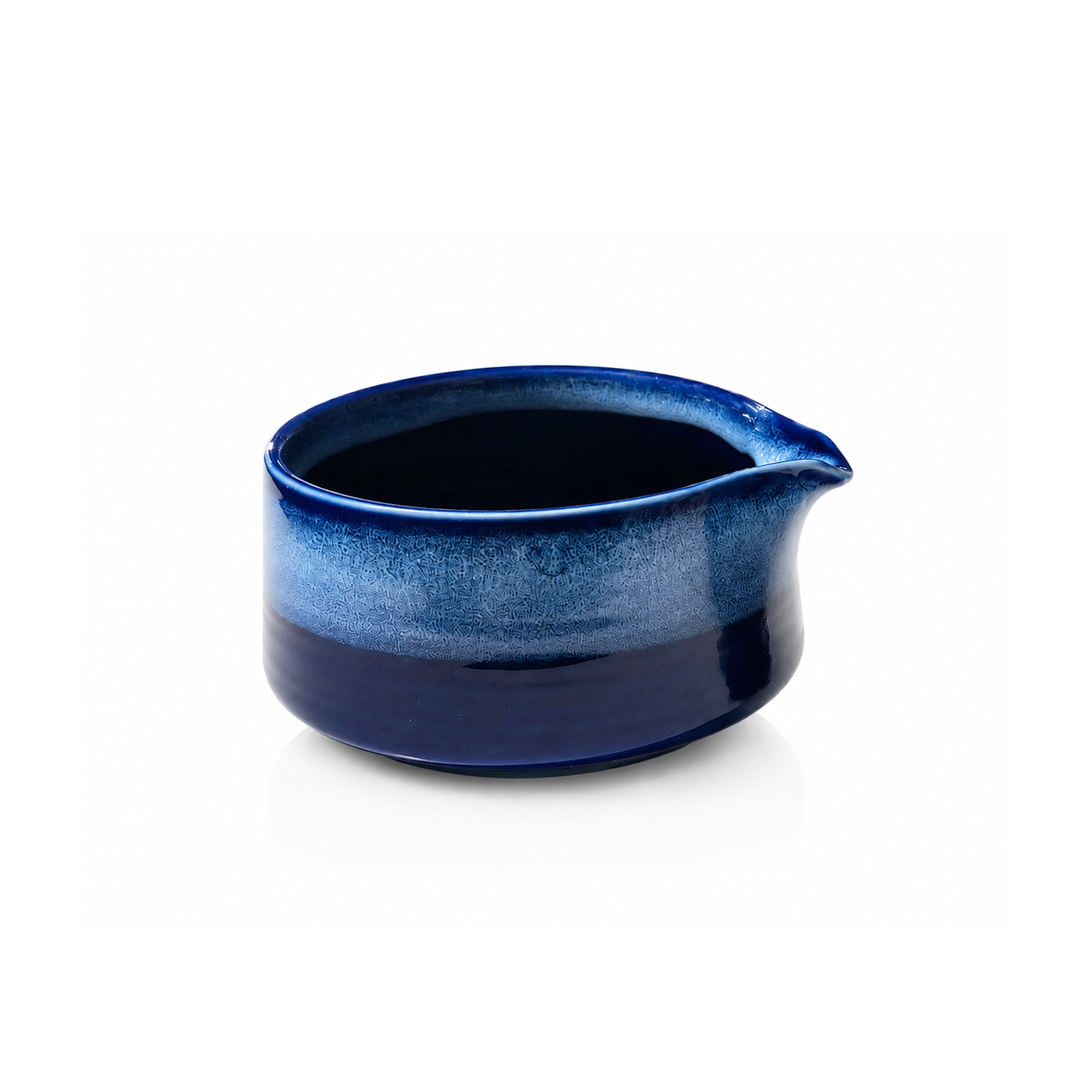 Blue Glaze Matcha Bowl & Whisk Holder Set