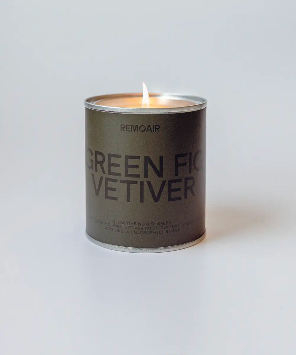 Green Fig Vetiver Scented Candle