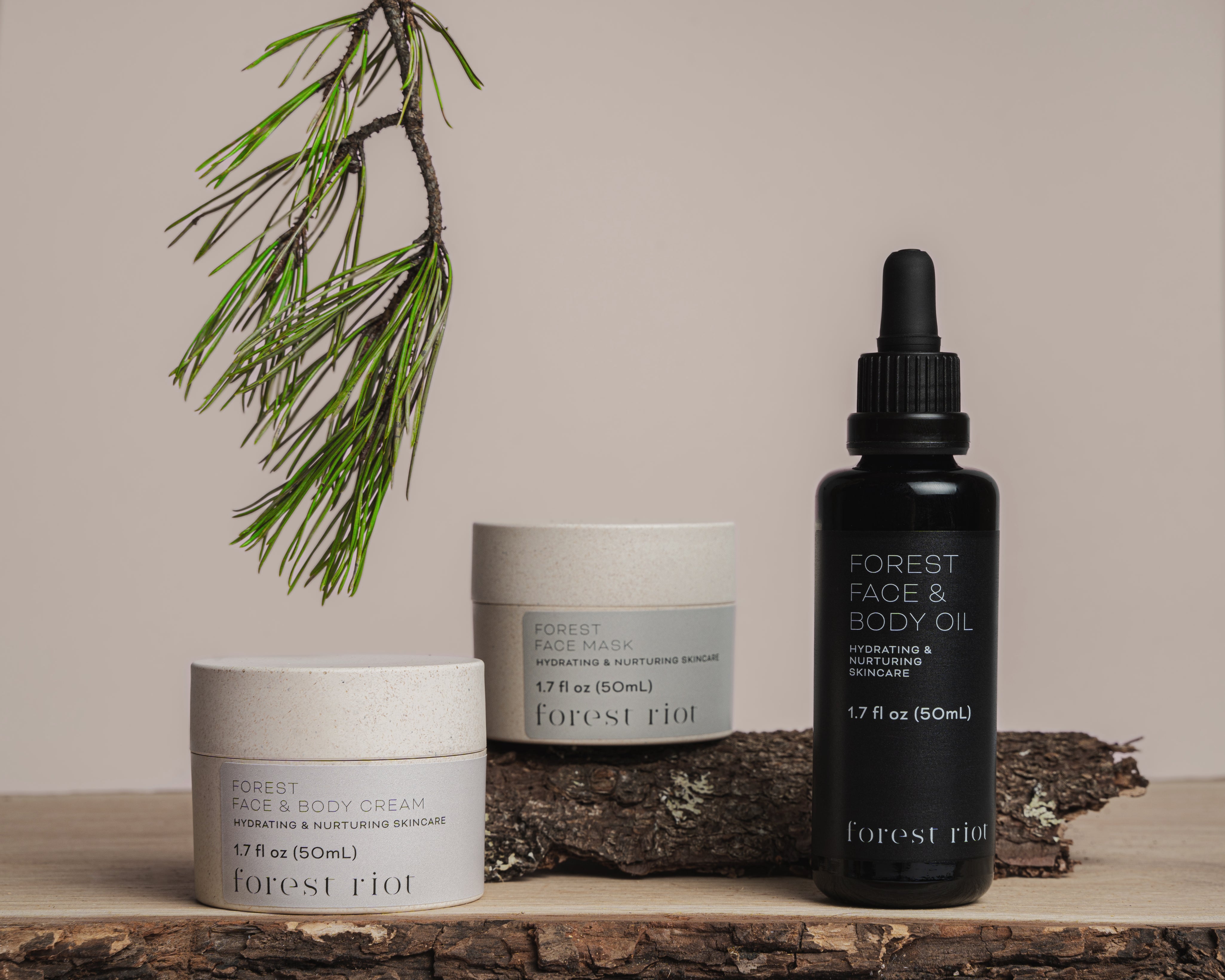 Forest riot ultimate skincare trio