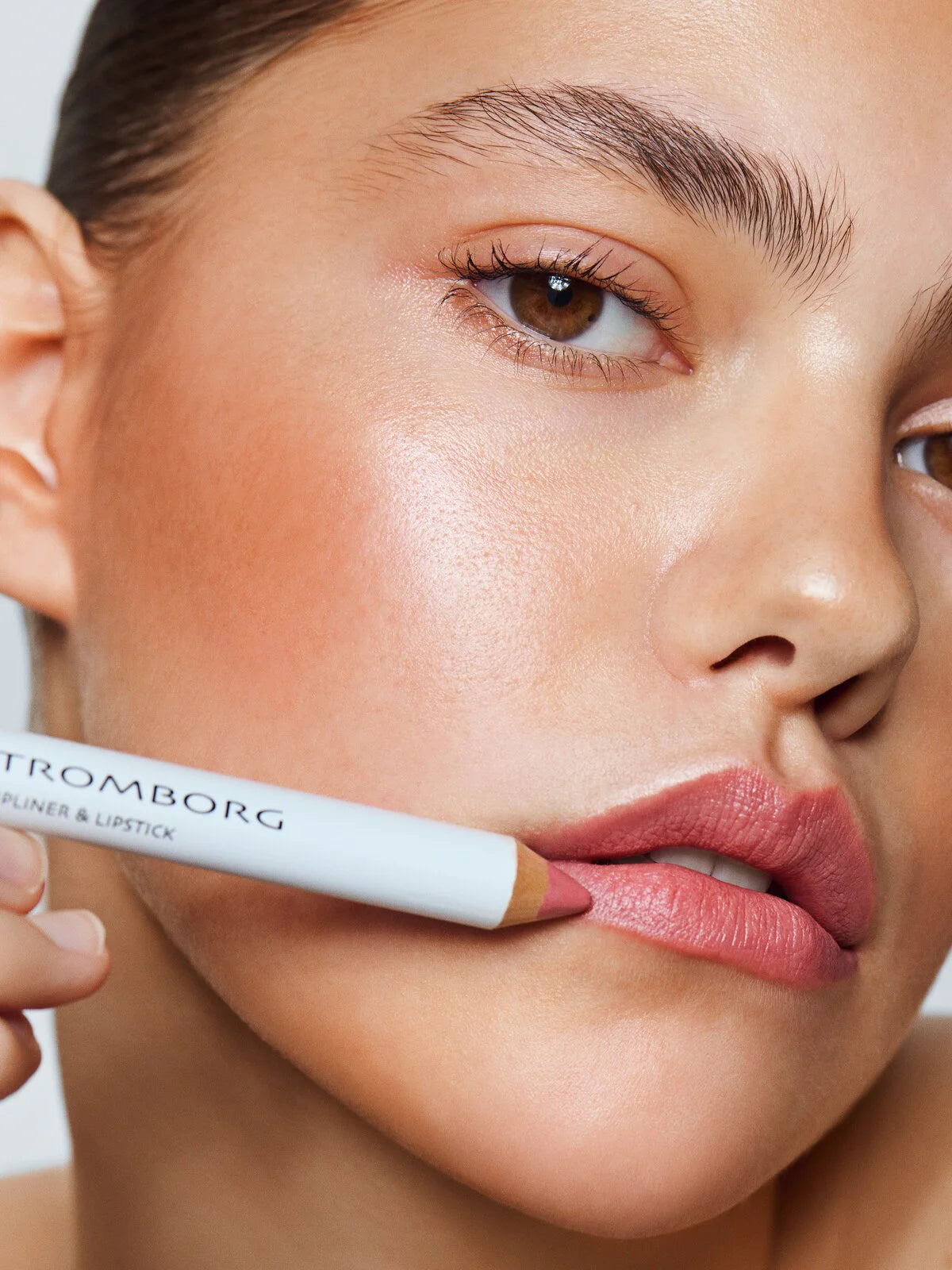Lipliner and Lipstick: Nude Rose