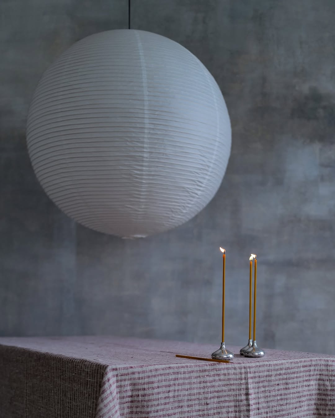 Aluminum candle holder