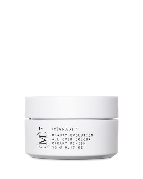 Soft neutral  tones of multi use natural and organic lip cheek & eye colour in minimalist white pots from Swedish make up brand Manasi7 (8503898505521)