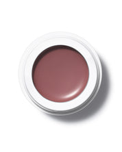 Soft pinky brown mauve tones of multi use natural and organic lip cheek & eye colour from Swedish make up brand Manasi7 in shade Sisserou