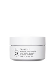 Transparent gloss of multi use natural and organic lip cheek face & eye colour in minimalist white pots from Swedish make up brand Manasi7 (8505367101745)