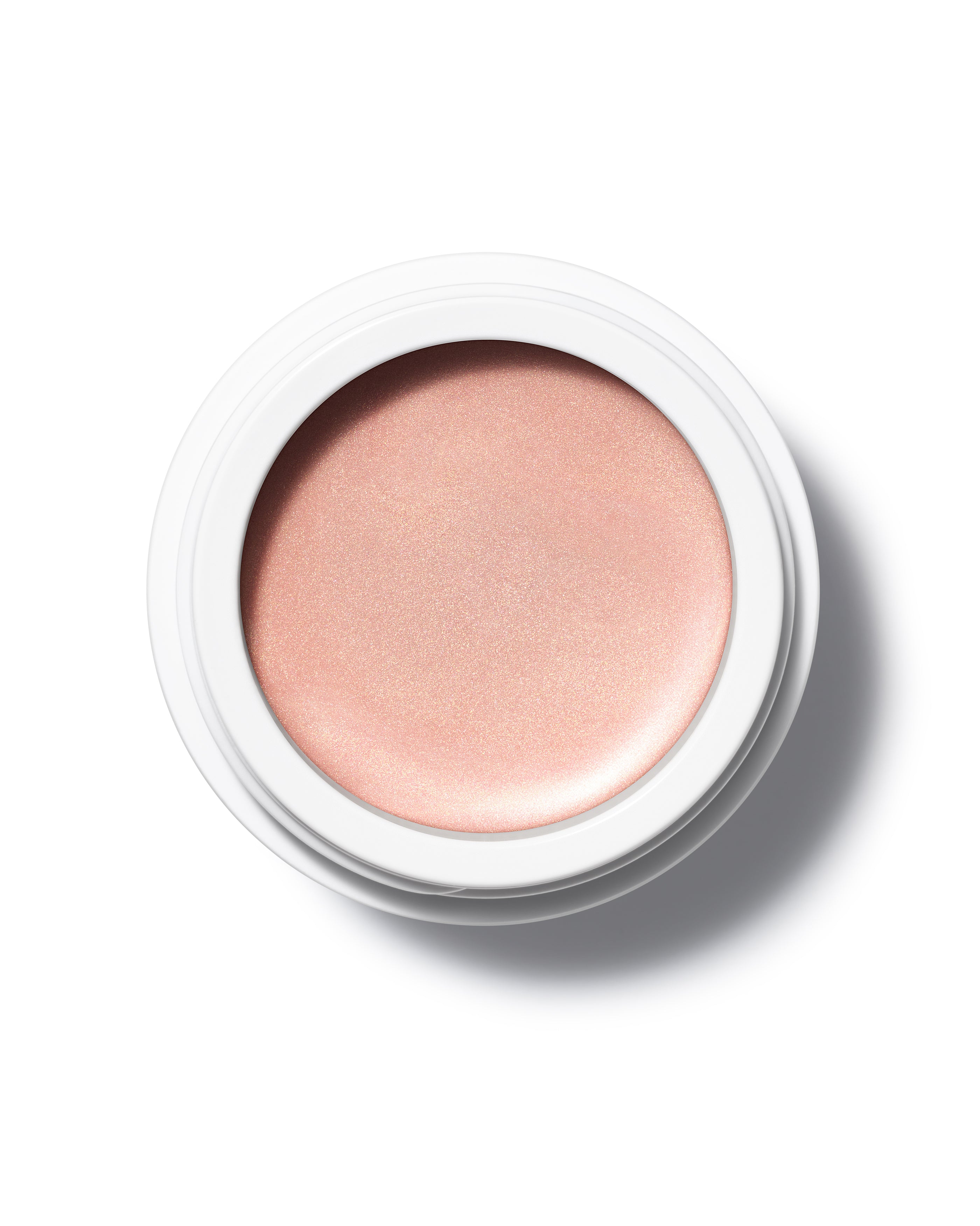 Soft neutral pinky beige tones of multi use natural and organic highlighter for all skins in minimalist white pots from Swedish make up brand Manasi7 (8505758613809)