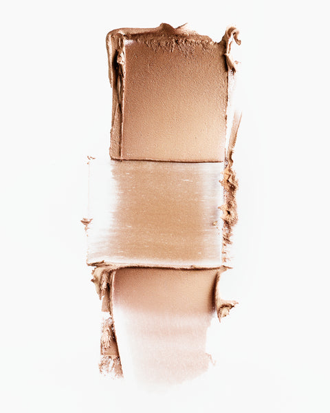 Soft neutral golden tones of multi use natural and organic highlighter for all skins from Swedish make up brand Manasi7