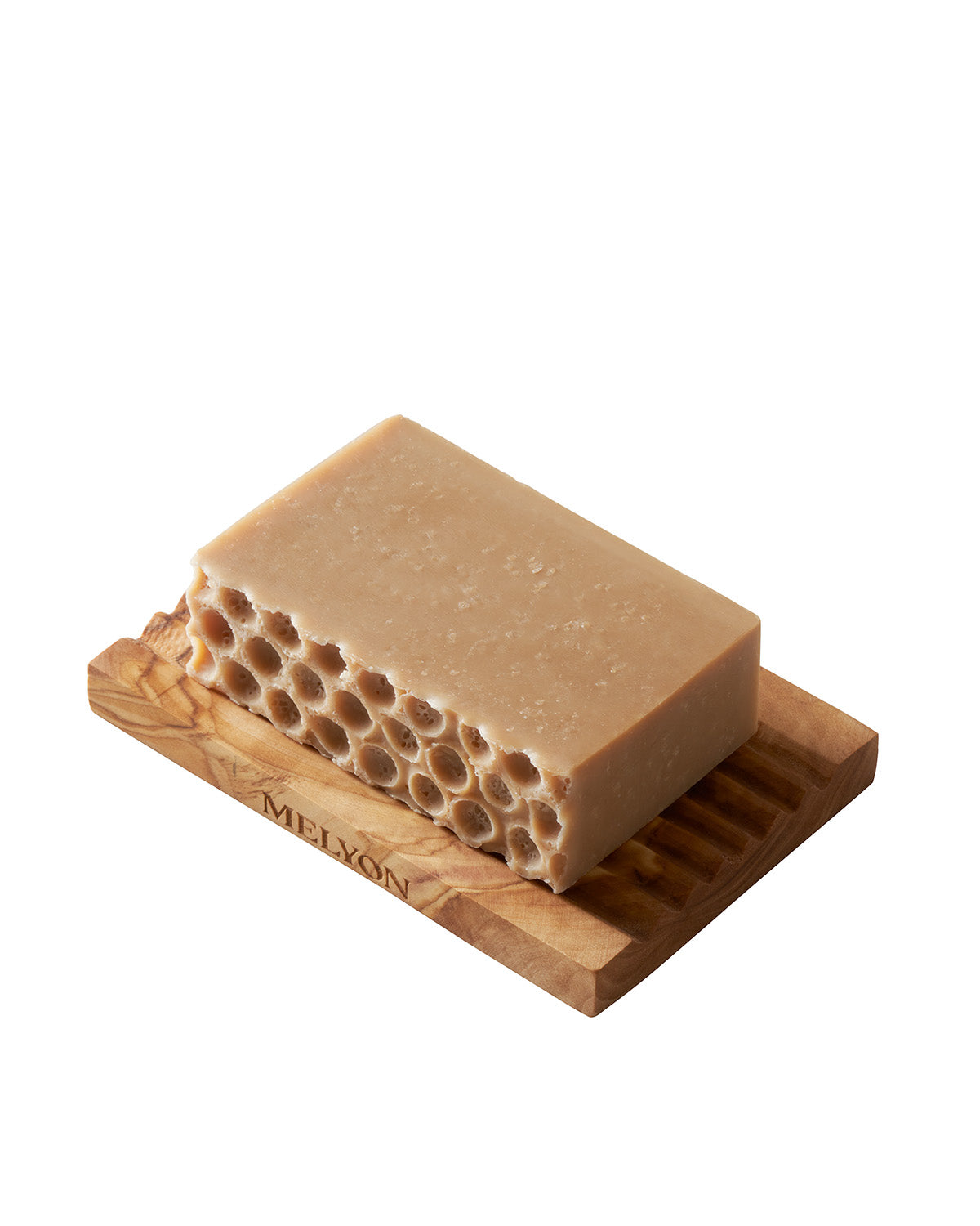 Olea wood soap dish