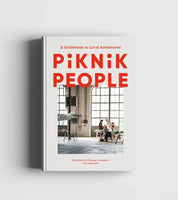 Hardcover book celebrating the lifestyle of eating and living out in nature family, enjoying simple crafts &  picnics with beautiful photography of Finnish life in Piknik People by Cozy Publishing.